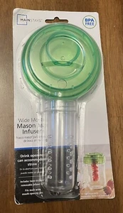 MAINSTAYS WIDE MOUTH MASON JAR INFUSER FRUIT WATER - Picture 1 of 2