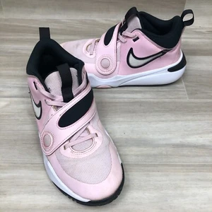 Big Kid's Nike Team Hustle D 5.5 Y Pink Foam/Summit White-White (DV8996 600) - Picture 1 of 9