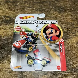 Hot Wheels Mario Kart - Super Mario Bros - MARIO Standard Kart - NEW in package - Picture 1 of 2