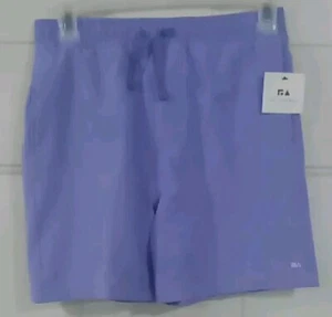 Pantalón Corto Activo Elastizado 4 Vías Free Assembly NIÑO XS Púrpura Calce Relajado Nuevo con Etiquetas - Imagen 1 de 4
