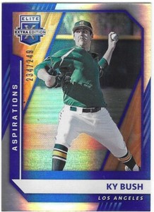 2021 Elite Extra Edition Aspirations Blue #45 Ky Bush /249