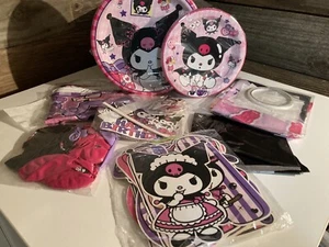 Sanrio Kirom Party Decor Set Plates Backdrop Banner Table Cover Cake Cupcake Top - Picture 1 of 6