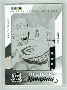 10-11 UD Upper Deck The Cup  Zac Dalpe  1/1  Printing Plate  Rookie