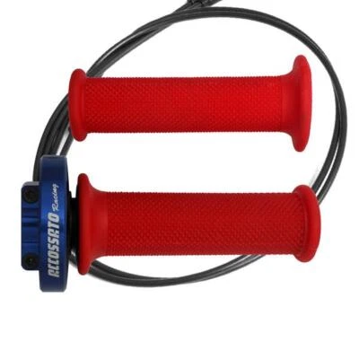 Accossato blue quick throttle control grips red Kawasaki Ninja 400 2018-2019 Foto 1 de 4
