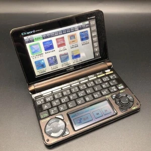CASIO EX-Word DATAPLUS7 XD-N10000 Electronic Dictionary Brown Used - Picture 1 of 6