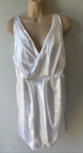 Women’s Size 18 New With Tags White Wrap Party Dress Pretty Little Thing Hen Do - Picture 1 of 5