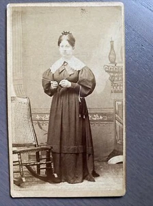 Forest City Iowa CDV H.C. REED Samantha Simpkins Edad 20, 1887 - Imagen 1 de 12