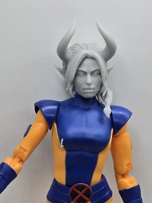 3D-печатная ЖЕНСКАЯ ГОЛОВА ДЕМОНА 1:12 6 дюймов классифицированные легенды МАСШТАБ - Изображение 1 из 2