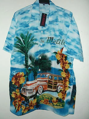Новая винтажная футболка «МАЛИБУ» WOODIE WAGON ГАВАЙСКИЕ СЕРФЕРЫ размер S или M  - Изображение 1 из 4