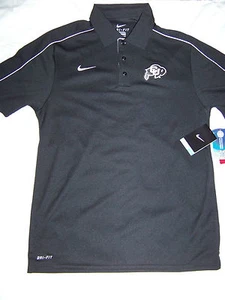 Nike DriFit Men's Colorado Buffalos Polo Shirt NWT Small - Picture 1 of 4