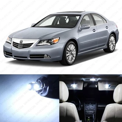 Paquete de 13 luces interiores LED blancas para Acura RL 2005-2012 + HERRAMIENTA DE PALANCA Foto 1 de 4
