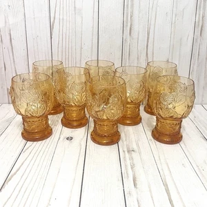 Anthropologie selten & nicht mehr produziert HELIANTHUS goldgelbe Gänseblümchen Sockel Kelche 8 - Bild 1 von 10