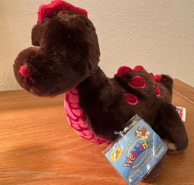 Ganz Webkinz HM338 Cocoa Dinosaur Stuffed Plush Toy Animal Sealed w Unused Code - Image 1 of 4