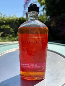 Bath & Body Works Aromatherapy Sensual Jasmine Vanilla Body Wash 10oz Retired - Picture 1 of 3