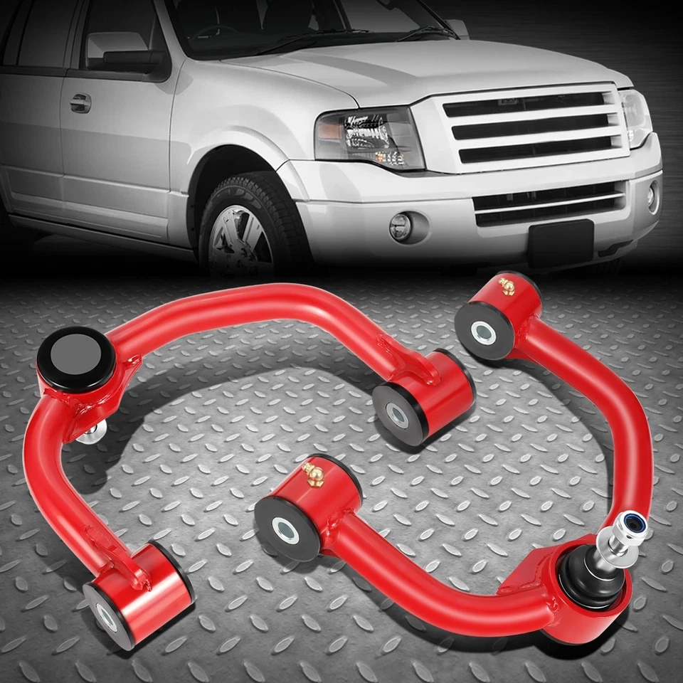 Brazos de control superiores delanteros rojos para Ford F150 Expedition Heritage Mark LT 04-17 Foto 1 de 4
