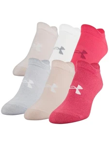 Calcetines Under Armour Essential 2.0 No Show para mujer 6 pares medianos - Imagen 1 de 1