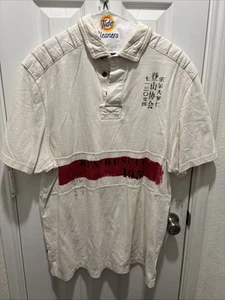 Vintage Porno, Ralph Lauren Mountain Rescue Polo Shirt Striped 1900S 2X Large  - Picture 1 of 7