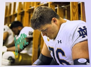 Foto firmada por Joe Alt 8x10 Notre Dame luchando irlandesa certificado de autenticidad JSA - Imagen 1 de 1
