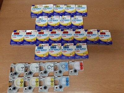 21 X DYMO D1 LABEL CASSETTES - 9MM X 7 M - 21 SEALED plus 9  - Image 1 of 4