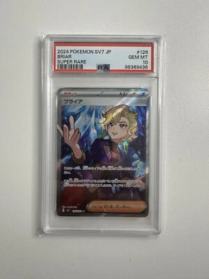 PSA 10 Pokemon Japanese Briar 126/102 sv7 Stellar Miracle - Image 1 of 2