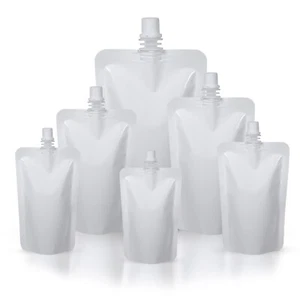 Sacchetto sacchetto beccuccio beccuccio bianco lucido beccuccio confezione bevande da 100 ml a 5 L - Foto 1 di 48