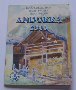 Andorra Euro Pattern set 2003, Specimen-Probe-Essai-Prototype - Picture 1 of 6