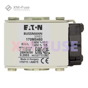 1PCS NEW Eaton Bussmann Fuse 170M5460 500A 690V - Picture 1 of 5