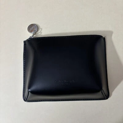 Bolsa de cosméticos preta Givenchy Parfums bolsa clutch - estojo de viagem de maquiagem pequena - Imagem 1 de 4
