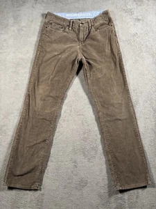 Mossimo Supply Co Corduroy Pants 30x30 Slim Straight Droit Etroit Straight Brown - Picture 1 of 13