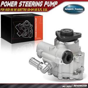 Power Steering Pump w/o Pulley for Audi A6 A6 Quattro 02-04 V6 2.7L 3.0L 21-140