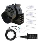 Reliable 12V Fan Blower Motor with 3 Bright LEDs for Holiday Inflatables