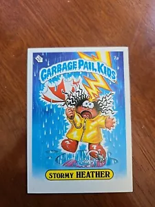 Stormy Heather 1985 Topps GPK Garbage Pail Kids Series 1 #7a (Matte) RARE NM-MT - Picture 1 of 6