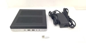 HP EliteDesk 800 G3 Mini 65W Desktop i7-7700@3.6GHz 16G DDR4 256G SSD WiFi No OS - Afbeelding 1 van 3
