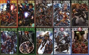 SECRET EMPIRE 1 2 3 4 5 6 7 8 9 10 NM SET COVER A MARVEL COMICS 2017 SERIES - Picture 1 of 1