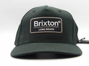 Brixton Long Beach Snapback Hat Cap Green - Picture 1 of 8