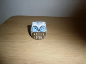 Vintage mini ceramic owl figure. 3.5cm. (E4) - Picture 1 of 7