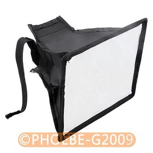 Portable 15x17 cm Flash Diffuser Mini Flash Softbox for Canon Nikon Pentax Sony - Picture 1 of 4