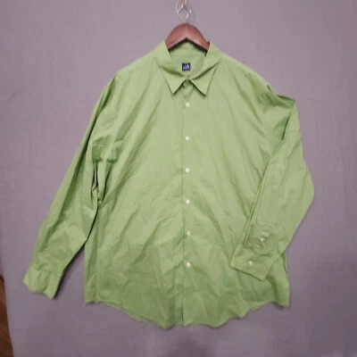 John Ashford Mens Green Striped Long Sleeve Button Up Shirt Size XXL - Image 1 of 4
