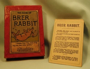 Rare Complete "The Game of BRER RABBIT" Cards & Box & Rules, in Very Good Condit - Picture 1 of 7