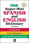 Vox Vox Super-Mini Spanish and English Dictionary (Paperback) (UK IMPORT)