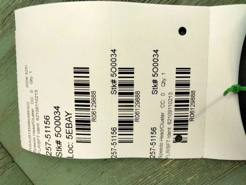 BMW 325I 2006 velocímetro medidor cuadro de instrumentos con tacómetro 62109110213 Foto 1 de 4