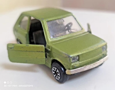COCHE DE JUGUETE FUNDIDO A PRESIÓN POLISTIL FIAT 126 EL 47 DE COLECCIÓN 1:43 ITALIA 6-76 RARO VERDE Foto 1 de 4