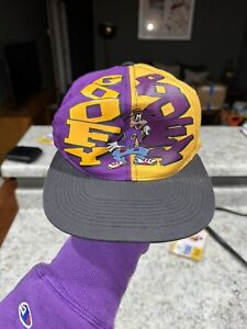 Vintage Disney Goofy Color Block Graffiti Hip Hop SnapBack Hat Cap Drew Pearson