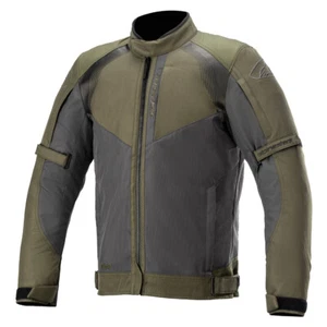 Chaqueta textil de motocicleta Alpinestars Headlands Drystar negra bosque - Imagen 1 de 1