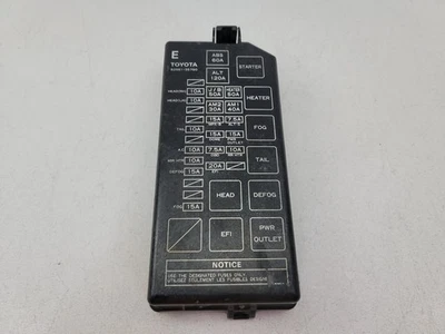 Toyota 4Runner V6 1999-2002 bajo capó compartimento del motor relé de fusibles caja tapa cubierta Foto 1 de 4