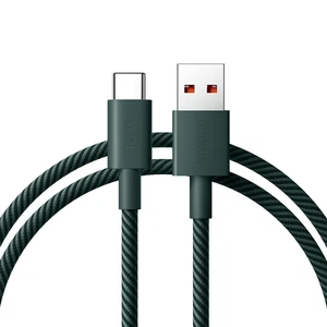 Xiaomi Original 6A Geflochtenes Schnell Ladekabel Datenkabel USB-A auf USB-C 1m - Grün - Bild 1 von 1