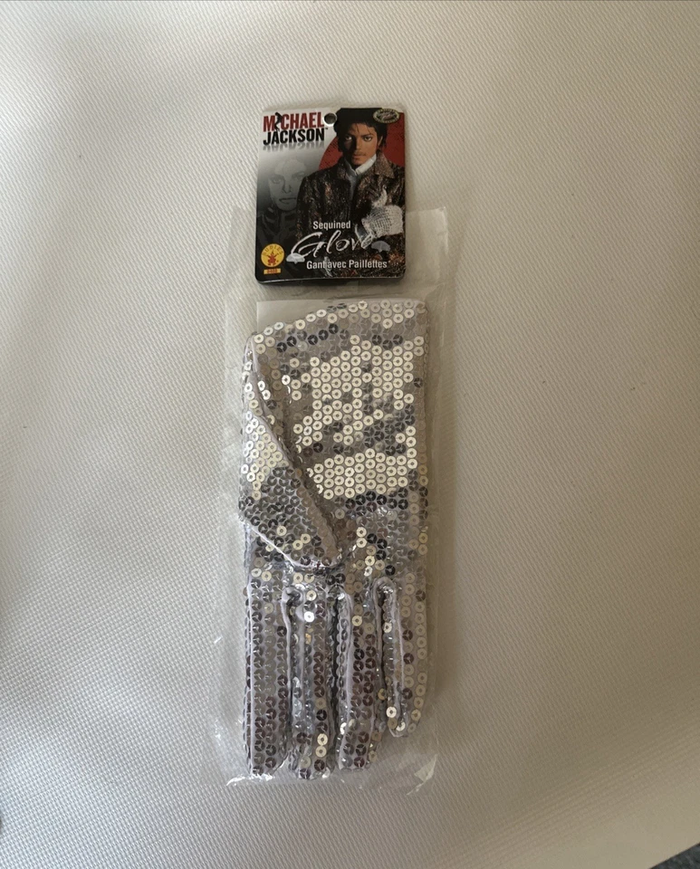 Guante de lentejuelas plateadas Rubie's Michael Jackson accesorio de disfraz para adulto Foto 1 de 4