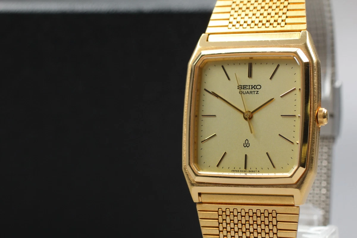 Seiko Gold Plated Band Quartz Wristwatches for sale | eBay