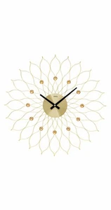 Modern wall clock with quartz movement from AMS AM W9609 NEW - Picture 1 of 1
