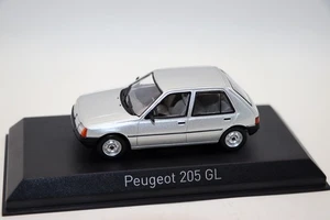 Norev Collector 1/43 Peugeot 205 GL Silver Diecast Alloy Toy Car Model Gift - Picture 1 of 16